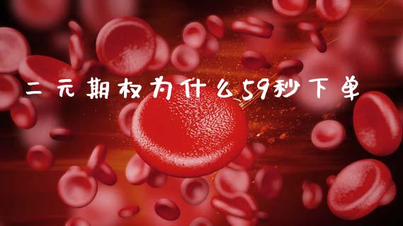 二元期权为什么59秒下单_https://m.jnlaobingbanjia.com_股市新闻_第1张