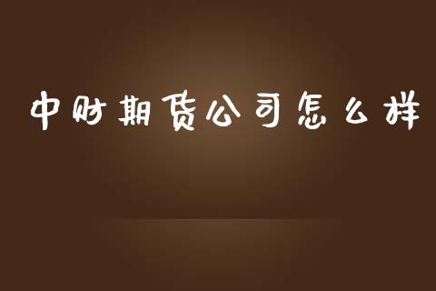 中财期货公司怎么样_https://m.jnlaobingbanjia.com_股市新闻_第1张
