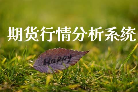 期货行情分析系统_https://m.jnlaobingbanjia.com_理财规划_第1张
