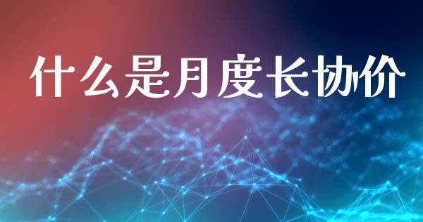 什么是月度长协价_https://m.jnlaobingbanjia.com_金融监管_第1张