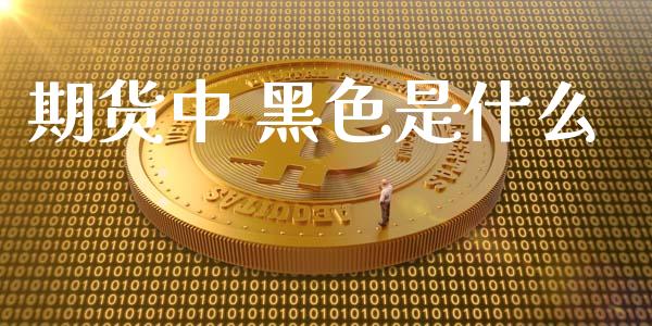 期货中 黑色是什么_https://m.jnlaobingbanjia.com_理财规划_第1张