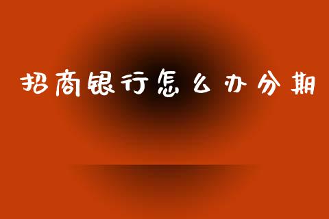 招商银行怎么办分期_https://m.jnlaobingbanjia.com_理财规划_第1张
