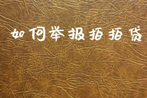 如何举报拍拍贷_https://m.jnlaobingbanjia.com_金融监管_第1张