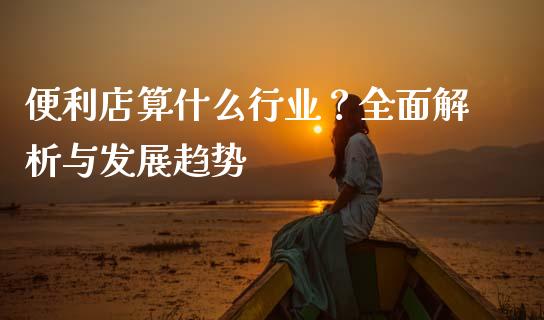 便利店算什么行业？全面解析与发展趋势_https://m.jnlaobingbanjia.com_基金市场_第1张