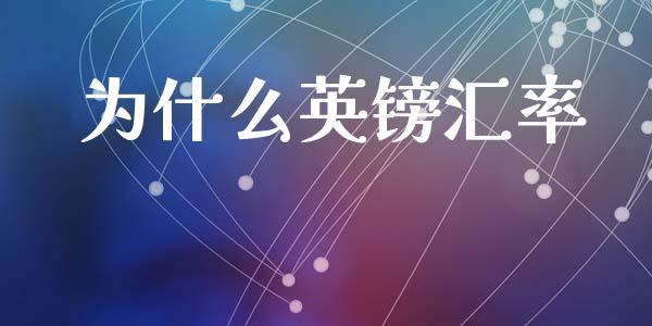 为什么英镑汇率_https://m.jnlaobingbanjia.com_基金市场_第1张