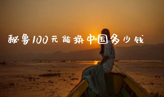秘鲁100元能换中国多少钱_https://m.jnlaobingbanjia.com_基金市场_第1张