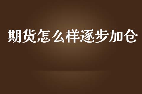 期货怎么样逐步加仓_https://m.jnlaobingbanjia.com_金融监管_第1张