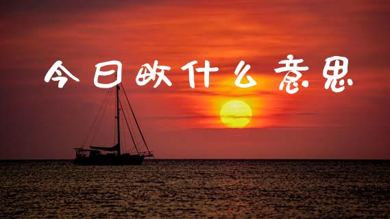 今曰畋什么意思_https://m.jnlaobingbanjia.com_基金市场_第1张