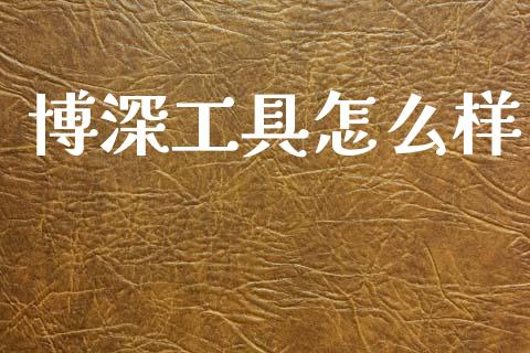 博深工具怎么样_https://m.jnlaobingbanjia.com_基金市场_第1张