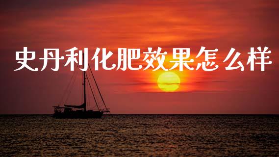 史丹利化肥效果怎么样_https://m.jnlaobingbanjia.com_股市新闻_第1张