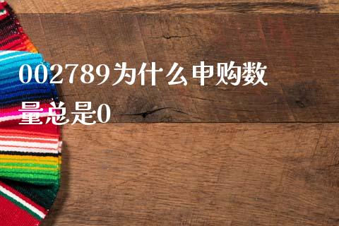 002789为什么申购数量总是0_https://m.jnlaobingbanjia.com_理财规划_第1张