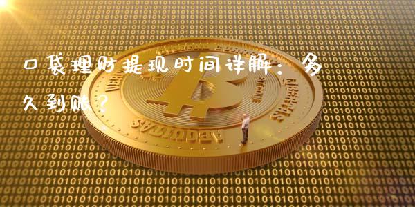 口袋理财提现时间详解：多久到账？_https://m.jnlaobingbanjia.com_全球市场_第1张