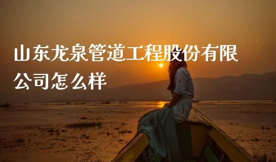 山东龙泉管道工程股份有限公司怎么样_https://m.jnlaobingbanjia.com_股市新闻_第1张