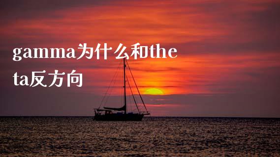 gamma为什么和theta反方向_https://m.jnlaobingbanjia.com_全球市场_第1张