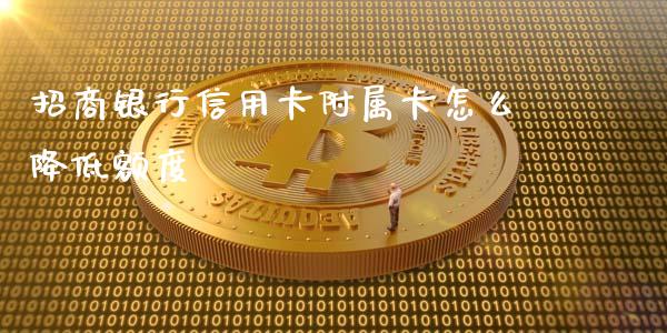 招商银行信用卡附属卡怎么降低额度_https://m.jnlaobingbanjia.com_金融监管_第1张