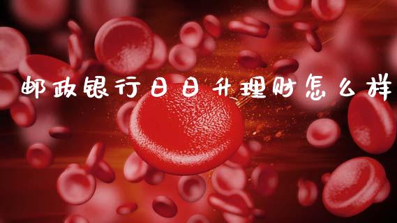 邮政银行日日升理财怎么样_https://m.jnlaobingbanjia.com_理财规划_第1张