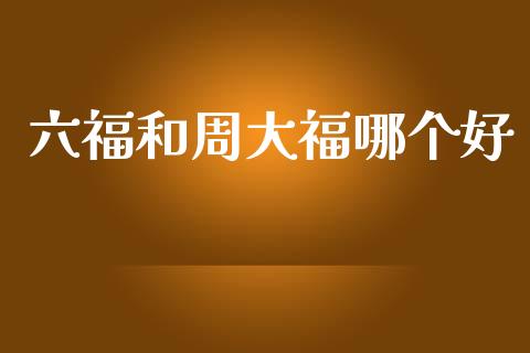 六福和周大福哪个好_https://m.jnlaobingbanjia.com_理财规划_第1张