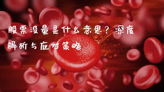 股票没量是什么意思？深度解析与应对策略_https://m.jnlaobingbanjia.com_金融监管_第1张