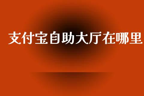 支付宝自助大厅在哪里_https://m.jnlaobingbanjia.com_基金市场_第1张