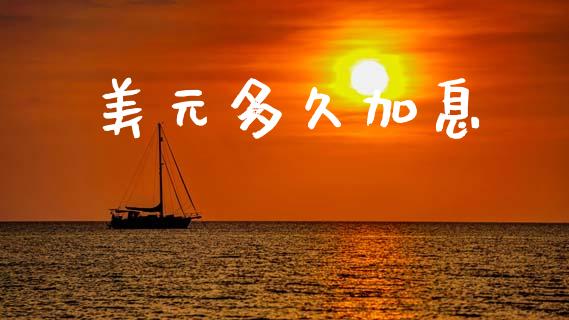 美元多久加息_https://m.jnlaobingbanjia.com_股市新闻_第1张