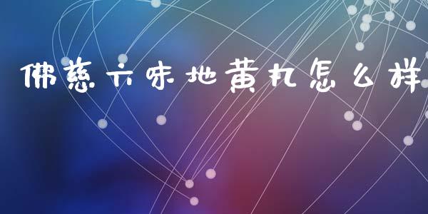 佛慈六味地黄丸怎么样_https://m.jnlaobingbanjia.com_基金市场_第1张