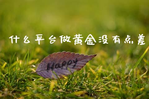 什么平台做黄金没有点差_https://m.jnlaobingbanjia.com_股市新闻_第1张