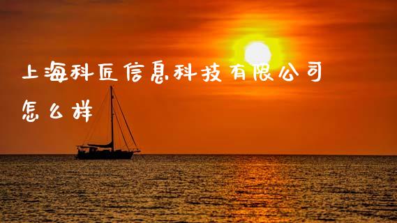 上海科匠信息科技有限公司怎么样_https://m.jnlaobingbanjia.com_股市新闻_第1张