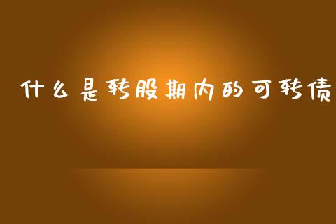 什么是转股期内的可转债_理财规划_第1张_全球市场_股市新闻_理财规划_金融监管_区块链_基金市场 什么是转股期内的可转债_https://m.jnlaobingbanjia.com_理财规划_第1张