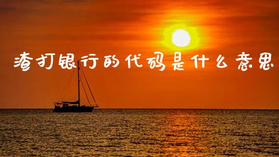 渣打银行的代码是什么意思_https://m.jnlaobingbanjia.com_理财规划_第1张