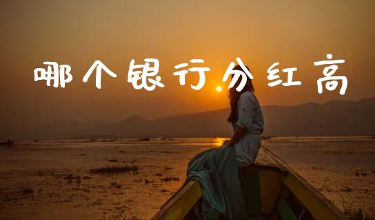 哪个银行分红高_https://m.jnlaobingbanjia.com_全球市场_第1张