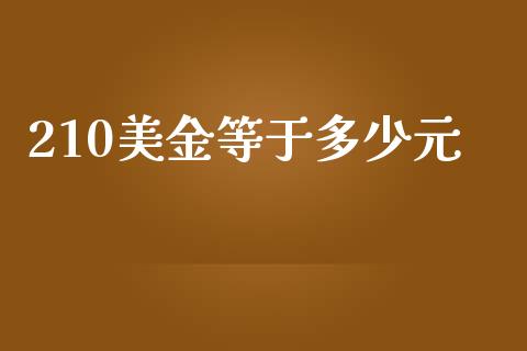 210美金等于多少元_https://m.jnlaobingbanjia.com_股市新闻_第1张