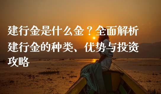 建行金是什么金？全面解析建行金的种类、优势与投资攻略_https://m.jnlaobingbanjia.com_理财规划_第1张