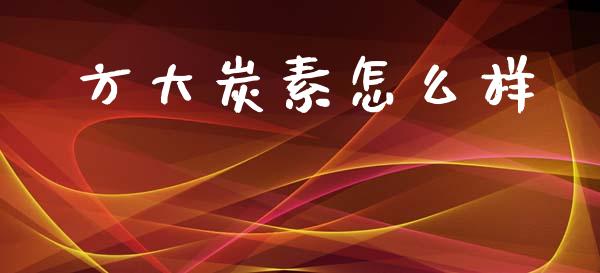 方大炭素怎么样_https://m.jnlaobingbanjia.com_理财规划_第1张