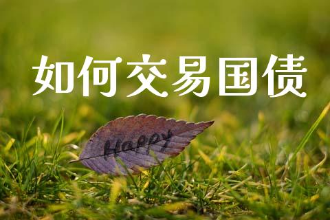 如何交易国债_https://m.jnlaobingbanjia.com_全球市场_第1张