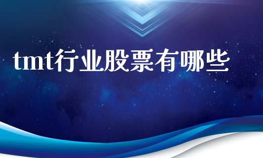 tmt行业股票有哪些_https://m.jnlaobingbanjia.com_全球市场_第1张