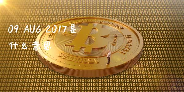 09 AU6 2017是什么意思_https://m.jnlaobingbanjia.com_全球市场_第1张