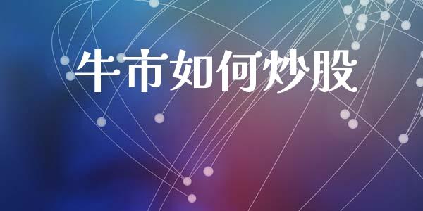 牛市如何炒股_https://m.jnlaobingbanjia.com_基金市场_第1张