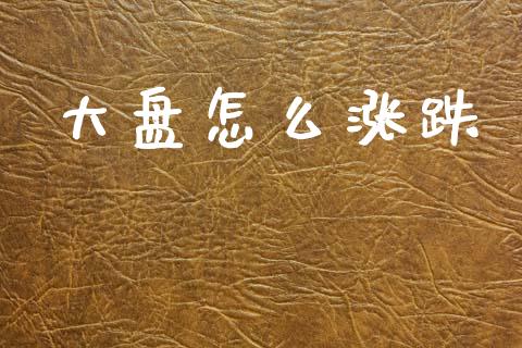 大盘怎么涨跌_https://m.jnlaobingbanjia.com_理财规划_第1张