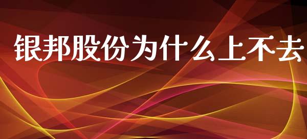 银邦股份为什么上不去_https://m.jnlaobingbanjia.com_区块链_第1张