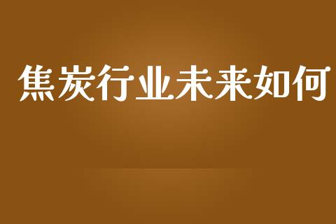 焦炭行业未来如何_https://m.jnlaobingbanjia.com_金融监管_第1张