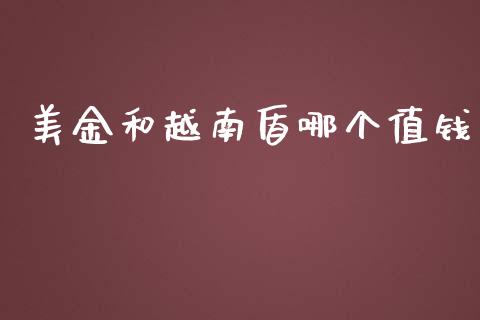 美金和越南盾哪个值钱_https://m.jnlaobingbanjia.com_区块链_第1张
