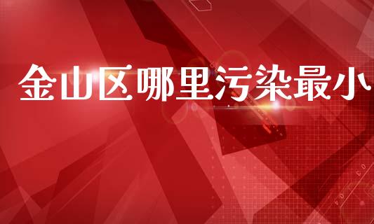 金山区哪里污染最小_https://m.jnlaobingbanjia.com_股市新闻_第1张