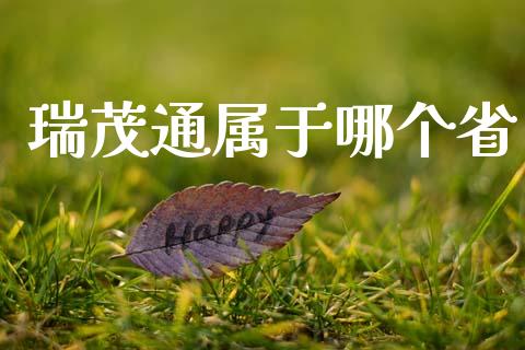 瑞茂通属于哪个省_https://m.jnlaobingbanjia.com_基金市场_第1张
