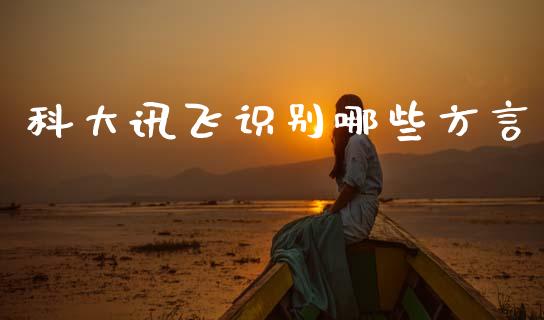 科大讯飞识别哪些方言_https://m.jnlaobingbanjia.com_理财规划_第1张