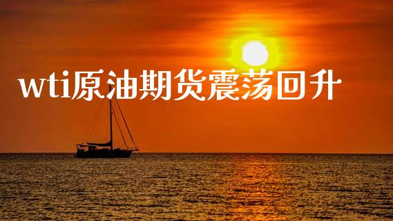 wti原油期货震荡回升_https://m.jnlaobingbanjia.com_理财规划_第1张
