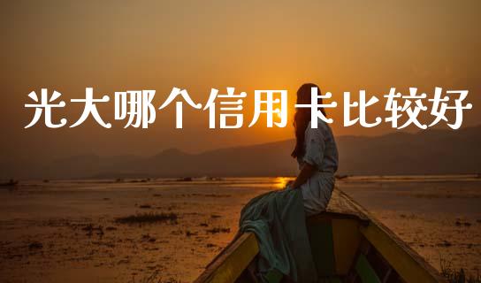 光大哪个信用卡比较好_https://m.jnlaobingbanjia.com_股市新闻_第1张