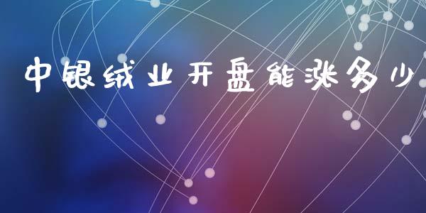 中银绒业开盘能涨多少_https://m.jnlaobingbanjia.com_理财规划_第1张