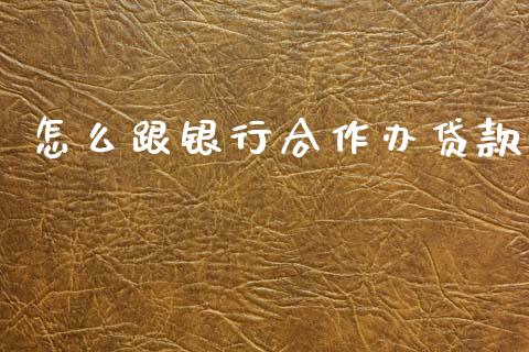 怎么跟银行合作办贷款_https://m.jnlaobingbanjia.com_基金市场_第1张