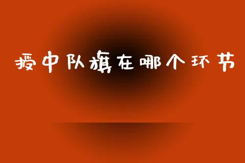 授中队旗在哪个环节_https://m.jnlaobingbanjia.com_区块链_第1张