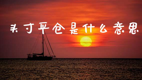 头寸平仓是什么意思_https://m.jnlaobingbanjia.com_金融监管_第1张